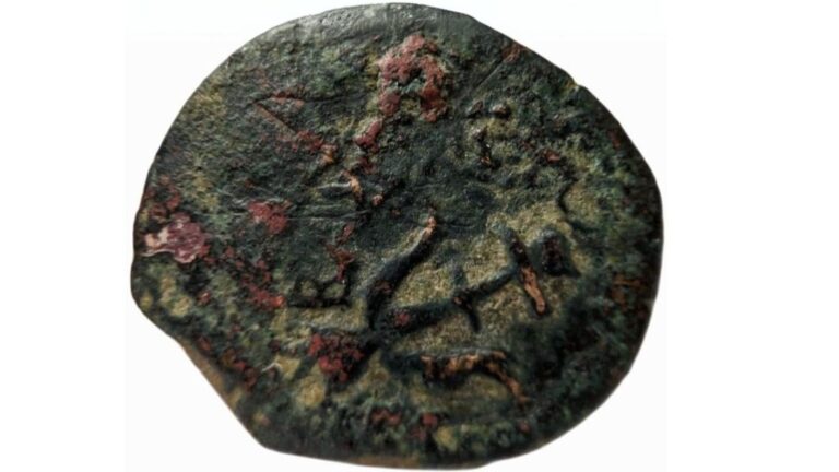 Child Evacuated on Oct. 7 Uncovers 2,000-Year-Old Hasmonean Coin