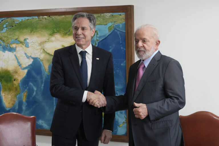 Blinken Holds Talks with Brazil’s Lula Following Gaza Genocide Allegations, Expresses U.S. Disagreement