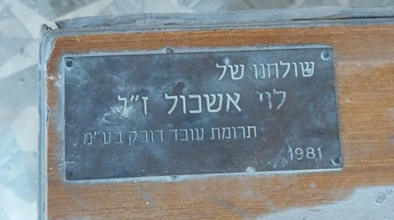 A Historical Find Amid Conflict: Levi Eshkol’s Desk Unearthed in Gaza